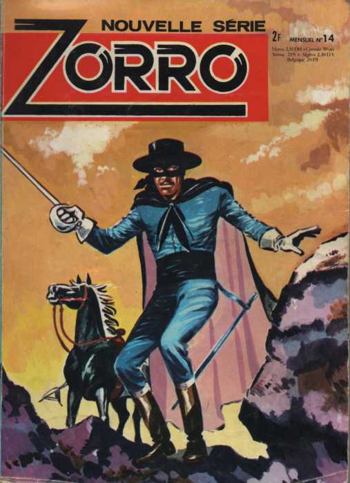 Scan de la Couverture Zorro SFPI Poche n 14